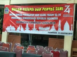 Malam Resepsi dan Pentas Seni Kecamatan Purwosari