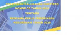 Perkal No 05 Tahun 2024 tentang RKPKal Tahun 2025