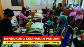 Mendukung Ketahanan Pangan: 612 KPM Terima Bantuan Beras CPP dan Minyak Goreng
