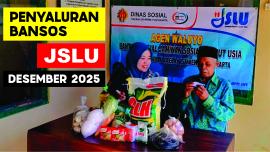 Penyaluran Bansos Jaminan Sosial Lanjut Usia (JSLU)