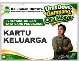 Persyaratan Penerbitan Kartu Keluarga